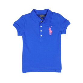 ポロ ラルフローレン POLO RALPH LAUREN ガールズ Girls 半袖 ポロシャツ Big Pony Polo Shirt ニュー アイリス ブルー New Iris Blue