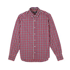 ジェイクルー マーカンタイル J.Crew Mercantileメンズ Men’s 長袖 シャツ Slim-Fit Flex Washed Shirt in Plaid ダーク チムニー Dark Chimney