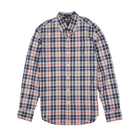 ジェイクルー マーカンタイル J.Crew Mercantileメンズ Men’s 長袖 シャツ Slim Flex Heather Washed Shirt in Plaid ダーク ポピー Dark Poppy