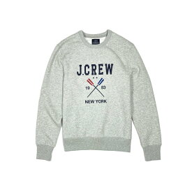 ジェイクルー J.Crew メンズ Men's トレーナー スウェットシャツ Logo Pullover Crewneck Sweatshirt グレー Grey