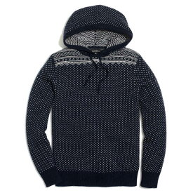 ジェイクルー マーカンタイル J.Crew Mercantile メンズ Men's セーター Fair Isle Hoodie In Supersoft Wool Blend ネイビー Navy