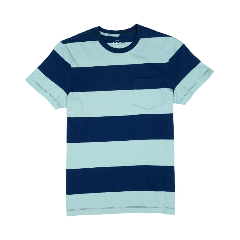 公式ショップ USサイズ S M L XL XXL 大きいサイズ Big Size 迅速な対応で商品をお届け致します ジェイクルー Sharky Striped メンズ Men’s Tシャツ ストライプ 半袖 J.Crew Slim T-Shirt