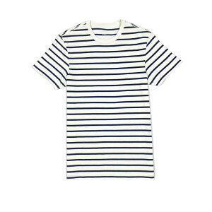 �W�F�C�N���[ J.Crew �����Y Men�fs ���� T�V���c Slim Broken In Striped Tee �}�E���e�� �z���C�g Mountain White