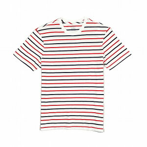 �W�F�C�N���[ J.Crew �����Y Men�fs ���� T�V���c �X�����t�B�b�g Slim Washed Striped Tee �z���C�g ���b�h �l�C�r�[