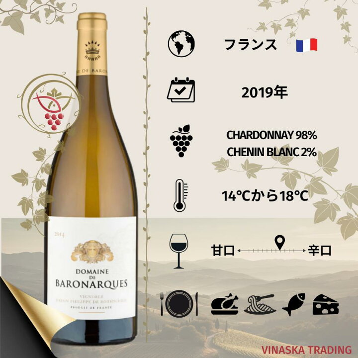 楽天市場】ワインギフト 高級 フランス 白ワイン DOMAINE DE
