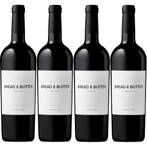 �y4�{�Z�b�g �z�u���b�h�A���h�o�^�[ �������[ (Bread & Butter Merlot California) �ԃ��C�� �t���{�f�B
