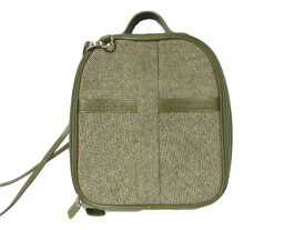 ☆【送料無料】【人気】ミッシェルクラン(MICHEL KLEIN)レザー×ヘリンボーン柄ツイードデザインバッグ☆【中古】【美品】【2014aw】☆【日時指定不可】バーゲン