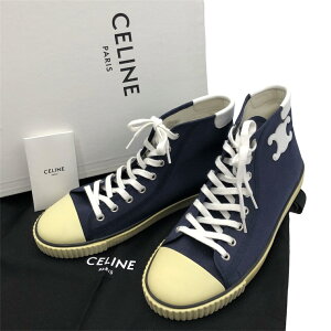 �Z���[�k�@CELINE�@�g���I���t�p�b�`�@�l�C�r�[�@�n�C�J�b�g�@�L�����o�X�X�j�[�J�[�@39�@25.5~26