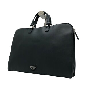 ▽PRADA プラダブリーフケース サフィアーノ 牛革ダレスバッグ/mo-A 