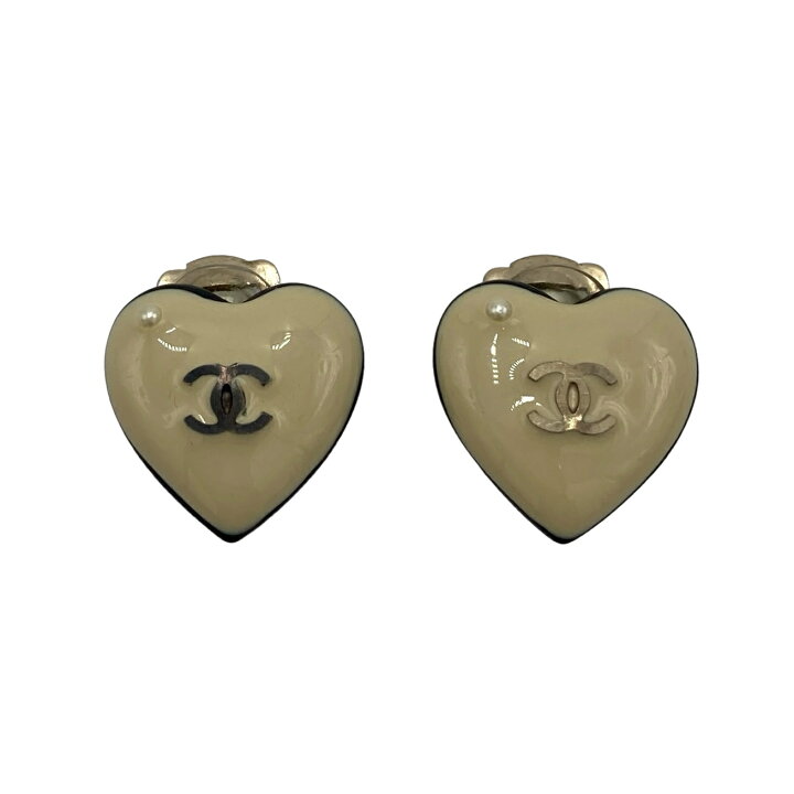 楽天市場】CHANEL シャネル イヤリング ココマーク CC ハート  