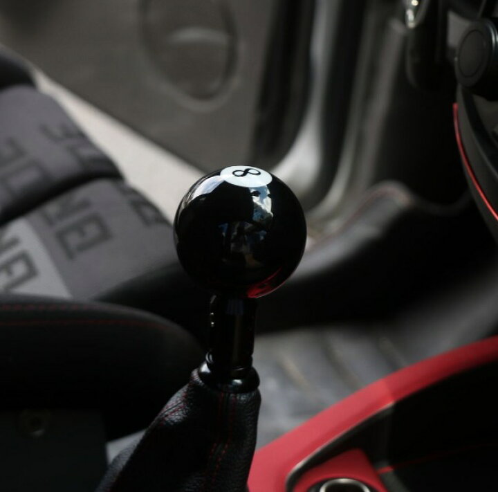 楽天市場 シフトノブ ビリヤード ボール型 8番 シフトレバー カー用品 装飾 雑貨 カーインテリア 車用品 カー用品 持ちやすい おしゃれ 汎用 かっこいい おもしろ 雑貨 球体 Vintel雑貨店