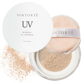 VINTORTE ヴァントルテ SPF50+ PA++++ミネラルUVパウダー | ミネラルファンデーション ミネラルファンデ ファンデーション ベースメイク うるおい保湿 uvカット 化粧下地 スキンケア 日焼け止め 無添加 30代 40代 50代 クレンジング不要 日本製