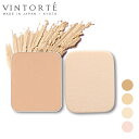 VINTORTE ミネラルシルクプレストファンデーション レフィル (パフ付) ファンデーション 50 代 フェイスパウダー パウダーファンデーション カバー力 プレストパウダー ミネラルファンデーション シワ シミ 隠し ファンデーション シルクパウダー uvパウダー ツヤ肌