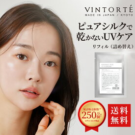 VINTORTE ミネラル UVパウダー 詰め替え ファンデーション 50 代 フェイスパウダー 無添加 パウダーファンデーション カバー力 汗に強い ミネラルファンデーション シワ 伸ばし シミ 隠し 崩れない マスクにつかない シルクパウダー ミネラルuvパウダー 母の日