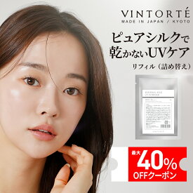 VINTORTE ミネラル UVパウダー 詰め替え ファンデーション 50 代 フェイスパウダー 無添加 パウダーファンデーション カバー力 汗に強い ミネラルファンデーション シワ 伸ばし シミ 隠し 崩れない マスクにつかない シルクパウダー ミネラルuvパウダー 母の日