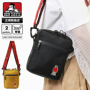 �s�ő�52�{&�N�[�|���t�x���f�C�r�X BEN DAVIS �V�����_�[�o�b�O LOGO TAPE SHOULDER ���S�e�[�v �~�j�V�����_�[ �����Y ���f�B�[�X �c�^ �y�� 2026�N�t�ĐV�� 2026SS �e�F BDW-8475 | �u�����h [���K�戵�X]
