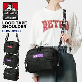 ベンデイビス BEN DAVIS ショルダーバッグ LOGO TAPE SHOULDER ロゴ テープ ミニバッグ 軽量 各色 BDW-9268 | ブランド [正規取扱店]【8%クーポン+ポイント10倍】