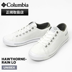 コロンビア Columbia スニーカー メンズ レディース ホーソンレイン ロー HAWTHORNE RAIN LO ホワイト White 靴 防水 YU6327 100 | ブランド [正規取扱店]【ポイント10倍】