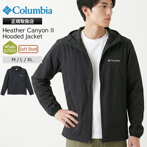 �s2�l��1�l�ő�P100%�o�b�N�t�R�����r�A Columbia �W���P�b�g Heather Canyon II Hooded Jacket �w�U�[�L���j�I�� �����Y �A�E�^�[ �\�t�g�V�F�� ���� M/L/XL 2026�N�t�ĐV�� 2026SS �u���b�N WE1602 010 | �u�����h
