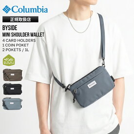 コロンビア Columbia ショルダーバッグ Byside Mini Shoulder Wallet バイサイド ミニショルダー ウォレット 1L 財布一体型 2in1 メンズ レディース 斜め掛け オムニシールド 撥水 軽量 ロゴ 2026年秋冬 新作 PU7276 | ブランド [正規取扱店]