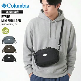 コロンビア Columbia ショルダーバッグ Byside Mini Shoulder バイサイド ミニショルダー 3L メンズ レディース 斜め掛け アウトドア オムニシールド 撥水 軽量 ロゴ 2026年秋冬 新作 PU7278 | ブランド [正規取扱店]
