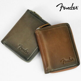 フェンダー Fender 二つ折り財布 サンバースト ロゴ ラウンドファスナー ミニ財布 メンズ レディース レザー 各色 950-503 | ブランド [正規取扱店]【ポイント10倍 | もれなく選べるWノベルティ】