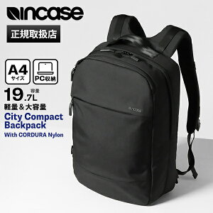 CP[X Incase obNpbN City Compact Backpack With CORDURA Nylon VeBRpNg R[f fCpbN Y 19L ubN INBP100652-BLK / 137211053001 | uh [K戵X]y10%N[|+|C