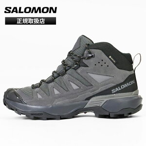 �T������ SALOMON �u�[�c �n�C�L���O�u�[�c �����Y X ULTRA 360 LTR MID GTX �E���g�� ���U�[ �~�b�h �S�A�e�b�N�X �A�E�g�h�A �g���b�L���O�V���[�Y �~�b�h�J�b�g �C GORE-TEX �h�� �O���[ L47570800 | �u��