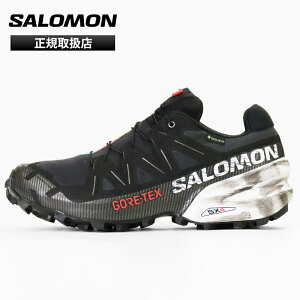 �T������ SALOMON �X�j�[�J�[ �����Y �X�s�[�h�N���X �S�A�e�b�N�X SPEEDCROSS 6 GTX 20 YEARS 20���N���胂�f�� �g���C�������j���O �W���M���O �g������ �C 2026�N�H�~ �V�� GORE-TEX �h�� �u���b�N L491726