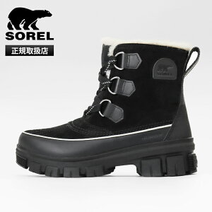 �\���� SOREL �u�[�c ���f�B�[�X �e�B�{��5 �E�H�[�^�[�v���[�t TIVOLI V WP �u���b�N �t�H�[�� �C �h�� 2025AW NL5113 010 Black Fawn | �u�����h [���K�戵�X]�y�|�C���g10�{�z