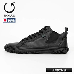 �s2�l��1�l�ő�P100%�o�b�N�t�X�s���O�� SPINGLE �X�j�[�J�[ �����Y �T�C�h�S�A GORE-TEX �J���K���[���U�[ �{�v �����グ�\�[�� ���{�� �C �V���[�Y 2026SS �V�� �u���b�N SP-1426 05 BLACK | �u�����h [��