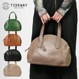 タイドウェイ TIDEWAY トートバッグ OIL SHRINK BOSTON オイルシュリンクボストン レディース ハンドバッグ 牛革 日本製 各色 T3058 | ブランド [正規取扱店]【ポイント10倍 | もれなく選べるノベルティ】