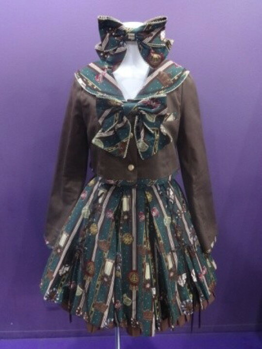 楽天市場】【中古】Angelic Pretty/Chocolate Chocolate Rosette School Set ワイン