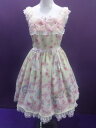 【中古】Angelic　Pretty/Ohanami　Bunnyジャンパースカート/アンジェリックプリティ/2507171422