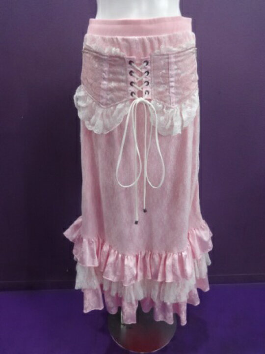 楽天市場】【中古】QUTIE FRASH/レースロングスカート  