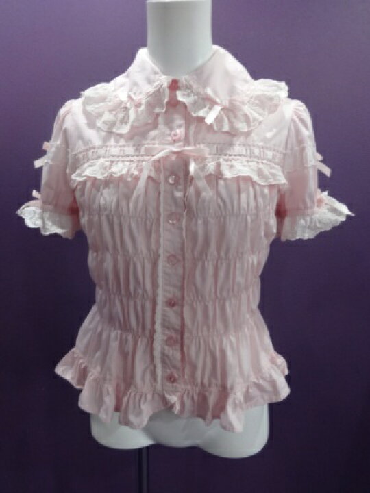 楽天市場】【中古】Angelic Pretty/シャーリングブラウス 