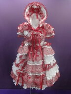 【中古】未使用品/BABY,THE STARS SHINE BRIGHT/La Princesse,Brille comme toiワンピースドレス＋ボンネ…