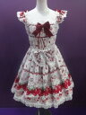 【中古】BABY，THE　STARS　SHINE　BRIGHT/Juicy　Strawberry　Memory柄ジャンパースカート2/ベイビーザスターズシャ…