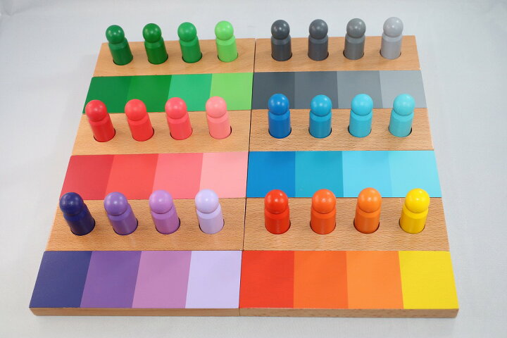楽天市場】モンテッソーリ 類似色ソート・タスク Montessori Color 