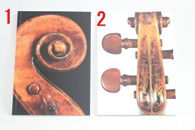 ノート　無地　バイオリン図柄4種