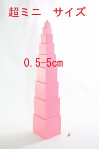 �����e�b�\�[���@�s���N�^���[�@�����~�j��@Montessori Pink Tower�@�m��ߋ�