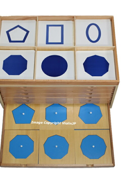 楽天市場】モンテッソーリ 幾何たんす Montessori Geometric Cabinet  