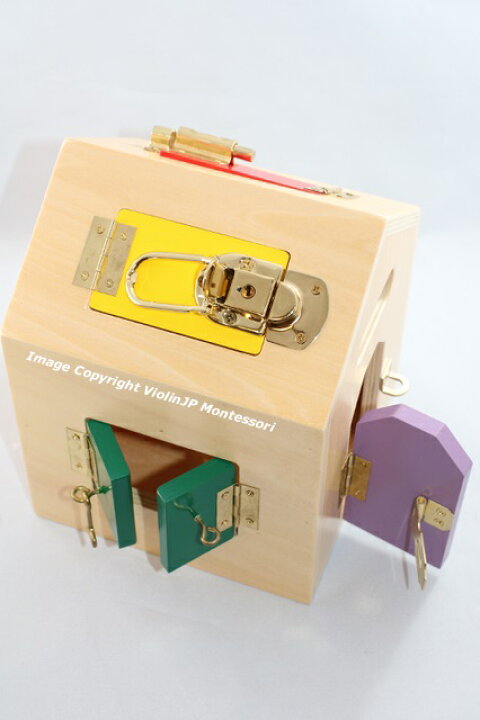 楽天市場】モンテッソーリ カギ家 Montessori Lock House 知育玩具 