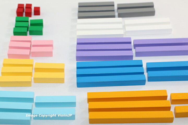 モンテッソーリ知育玩具カラーカウントバー 