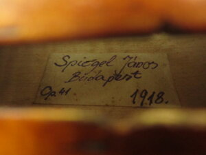 y100NȏOɐ삳ꂽI[XgAEnK[鍑̃oCIzSpiegel Janos 1918 u_yXg@[mVEVs[Q