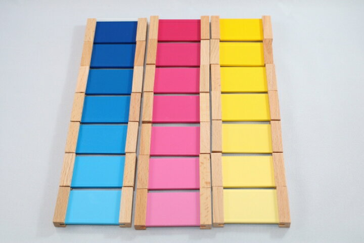 楽天市場】モンテッソーリ 色板 第1、2、3の箱セット Montessori Color 