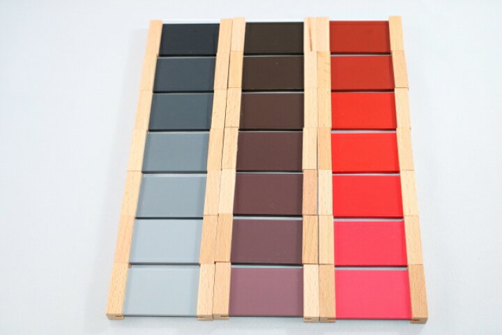 楽天市場】モンテッソーリ 色板 第1、2、3の箱セット Montessori Color 