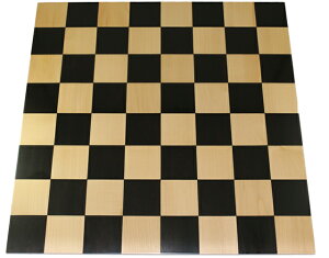 ハンドメイド高級　チェス・ボード(盤)　♪ダブルサイド(両面)　黒檀・柘植♪　　18インチ
