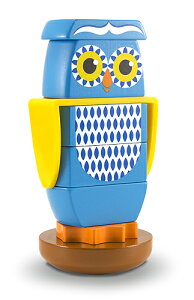 �����b�T&�_�O�@�ؐ� �ӂ��낤�̐ςݖ؁@Melissa & Doug Wooden Owl Stacker
