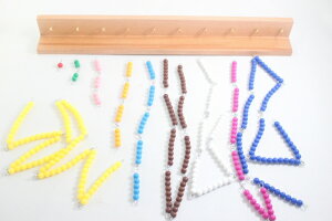 �����e�b�\�[���@�F�r�[�Y�E�`�F�[���E�t���[���@Montessori Short Bead Chain Frame �m��ߋ�